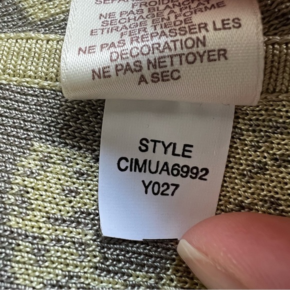 Sigrid Olsen Floral Open Cardigan Silk Blend Beaded Preppy Feminine Multi XL - Picture 10 of 10